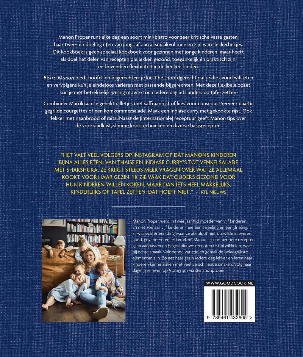 Bistro Manon - back cover
