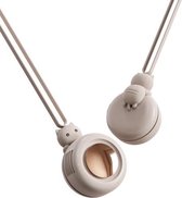 MF021 Sweet Cat Leafless draagbare hangende nekventilator (wit)