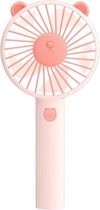 MF003 USB Bear draagbare draagbare ventilator (roze)