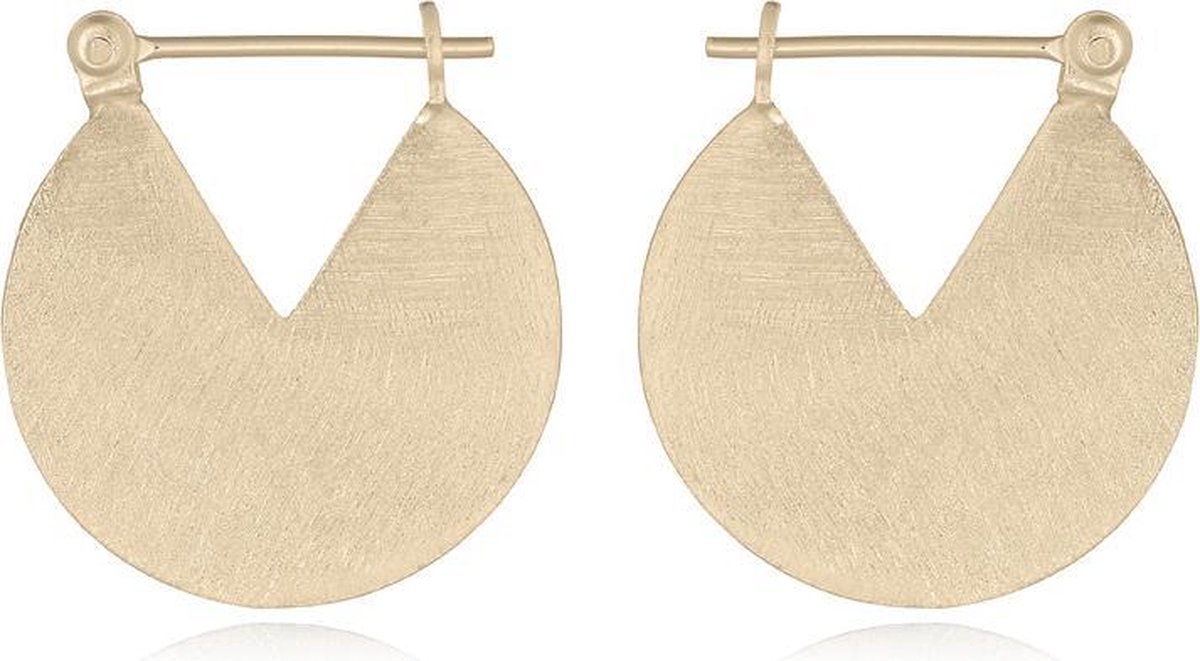 Goldplated oorbellen Gioia