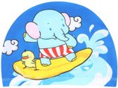 Bonnet de bain enfant - bonnet de douche - enfant - natation - enfant - fille - garçon - planche de surf éléphant
