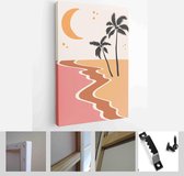 Abstract landscape poster collection. Set of contemporary art print templates - Modern Art Canvas - Vertical - 1768642211 - 115*75 Vertical