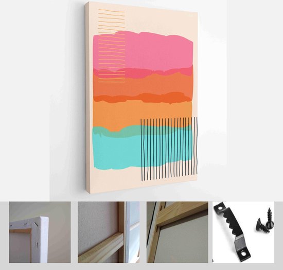 Abstract minimalistic cover geometric pattern background. Colorful design for flyer, brochure, poster, wall decoration - Modern Art Canvas - Vertical - 1821954674 - 80*60 Vertical Abstract minimalistic cover geometric pattern background. Colorful design for flyer, brochure, poster, wall decoration - Modern Art Canvas - Vertical - 1821954674 - 80*60 Vertical