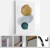 Set of creative minimalist hand painted illustrations for wall decoration, postcard or brochure cover design - Modern Art Canvas - Vertical - 1819663271 - 115*75 Vertical