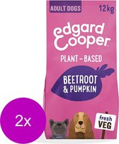 Edgard&Cooper Plantbased Adult Rode Biet&Pompoen - Hondenvoer - 2 x 12 kg