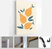 Abstract still life in pastel colors. Collection of contemporary art - Modern Art Canvas - Vertical - 1725494443 - 40-30 Vertical