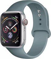 Ballinger - Apple watch band - Sport band - Fine green - Geschikt voor Apple Watch - 42mm en 44mm - SM - iwatch - Horlogeband - Armband - Polsband