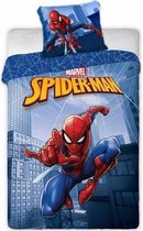 SpiderMan Dekbedovertrek - Eenpersoons - 140 x 200 cm - Katoen