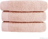 HOOMstyle Luxe Handdoek SET 3x - 650grs Soft Cotton - Extra dik - 70x140cm – Zacht Roze – Voordeelset 3 stuks