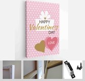 Holiday design, greeting cards, love creative concept, gift card, wedding invitation - Modern Art Canvas - Vertical - 1607676364 - 115*75 Vertical