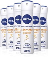 NIVEA Ultimate Protect Anti-Perspirant Deodorant Spray - 6 x 150ml