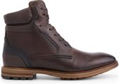 Travelin' Claypole Hoge leren veterschoenen - Bruin leer - Maat 43