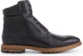 Travelin' Claypole Hoge leren veterschoenen - Zwart leer - Maat 48