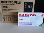 Blue Eco-plus nitril ( Carton 10 doosjes x 100stuks) Maat M