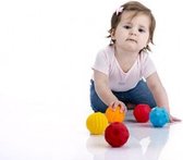 Smiley gezicht zintuiglijke ballen set (6 delige)- Tactiel - Sensorische Ballen - Kraamcadeau - Baby cadeau