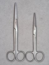 Belux Surgical / Chirurgische schaar  MAYO  17 cm & 14cm RVS A kwaliteit - Set van  2