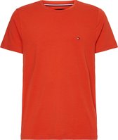 Tommy Hilfiger Tommy Hilfiger Stretch slim Fit Jersey Shirt  T-shirt - Mannen - rood