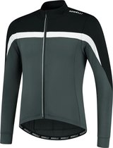 Rogelli Course - Wielershirt Lange Mouwen - Fietsshirt Heren - Zwart/Grijs/Wit - Maat L