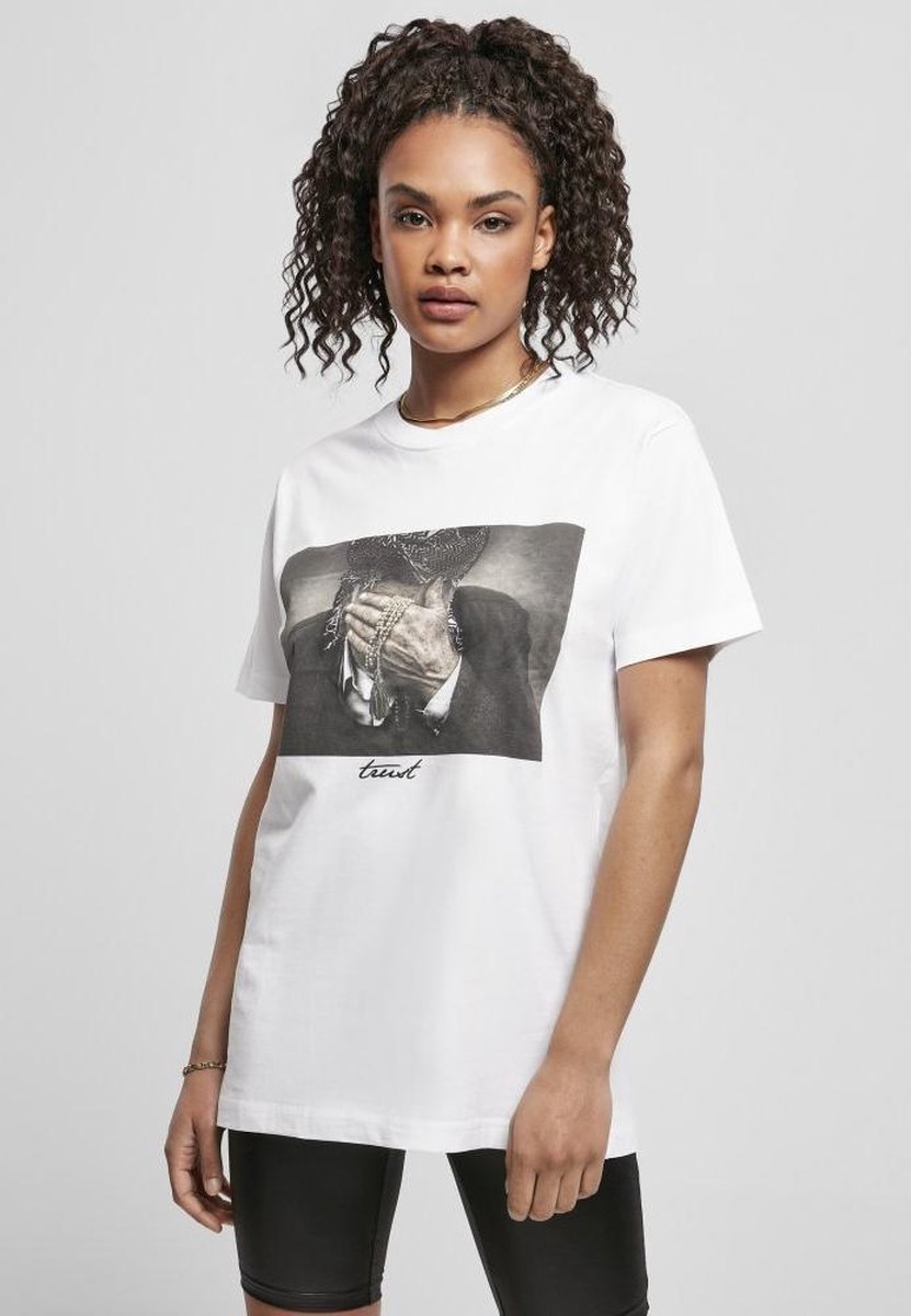 Mister Tee Dames Tshirt -XS- Trust Wit