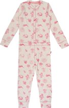 Claesen's onesie pyjama meisjes - Pink Autumn - maat 104-110