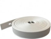 Rolluiklint 23 mm - 15 meter - grijs - polypropyleen - Sterk Rolluik Lint - Rolluiklint voor Inbouwrolluik