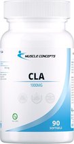 CLA | Muscle Concepts - Geconjugeerd linolzuur - Zuivere kwaliteit - 90 softgels
