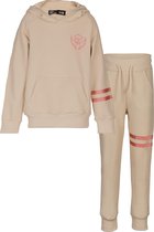 DUTCH DREAM DENIM SET(2delig) hoodie MAUA en sweatpants SURUALI beige - Maat 152