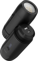 Deltaco Powerbank, 15.000 mAh, waterproof IP67, 1x USB-A, 1x USB-C, flashlight, SOS LED - Black