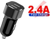 Autolader USB 2 poorten - Snellader - Auto lader Geschikt voor Samsung Galaxy, Apple iPhone, iPad, Oppo, Huawei - Sigarettenaansteker oplader