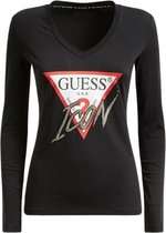 Guess LS VN Icon Tee Dames Shirt - Maat XL