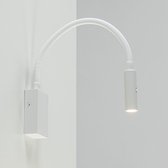 Straluma Witte LED wandlamp met flexibele arm