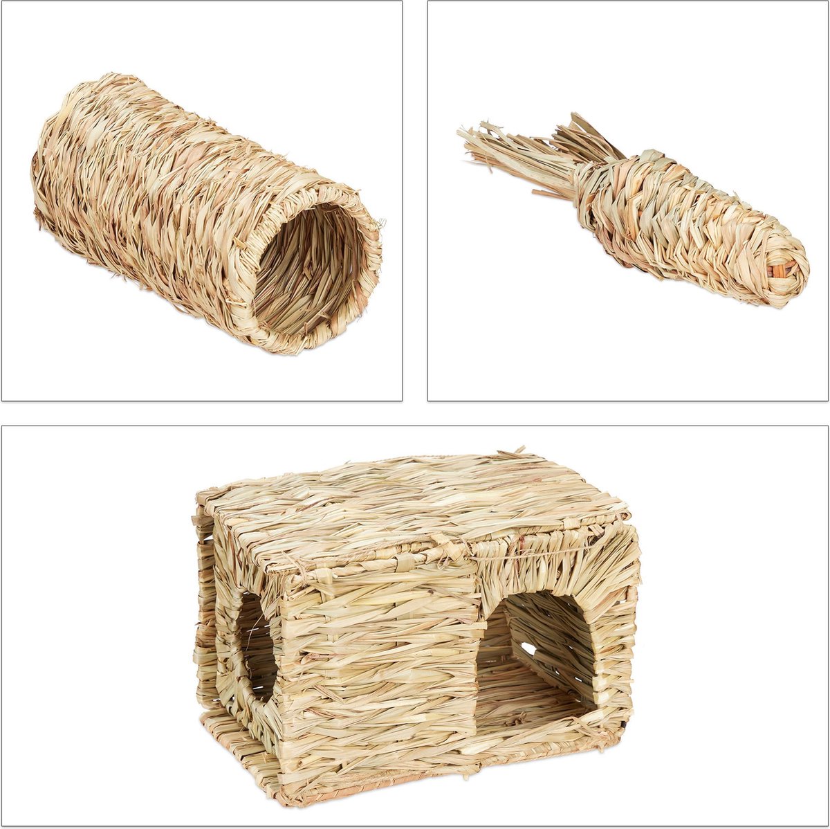 Happy Pet Nature First Knaagspeeltje Wilgen knaagset - Spiraal - Maïs
