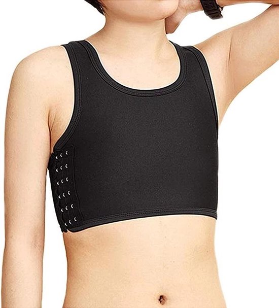 Transgender chest binder Zwart Maat XL Trans Bindemittel Binder