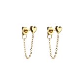 Michelle Bijoux | Oorknoppen | Goud | Hart