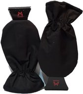 Matnor - ijskrabber met handschoen - Zwart - Waterbestendig - Binnenvoering Fleece - Voordeelset 2 stuks