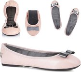 Sorprese – ballerina schoenen dames – Butterfly twists Chloe Dusty Pink Metal – maat 37 - ballerina schoenen meisjes - Moederdag - Cadeau