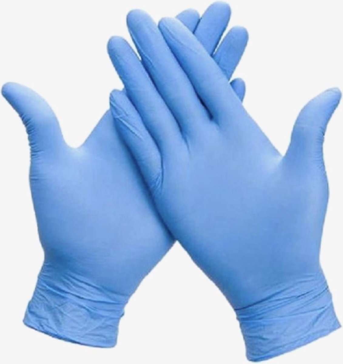 Nitril Wegwerp handschoenen - Poedervrij, latexvrij, nitrile Blauw - Maat S - 100 stuks