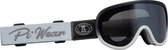 Pi Wear arizona motorbril zwart-grijs | cross bril