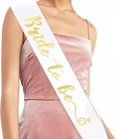 Bride to be sjerp | Sjerp voor Vrijgezellenfeest - Bride to be - Bachelorette party - Sjerp - Bruid -bruilof sjerp -bride to be schouderriem - Versiering - Decoratie - Bruiloft -Bride to be c