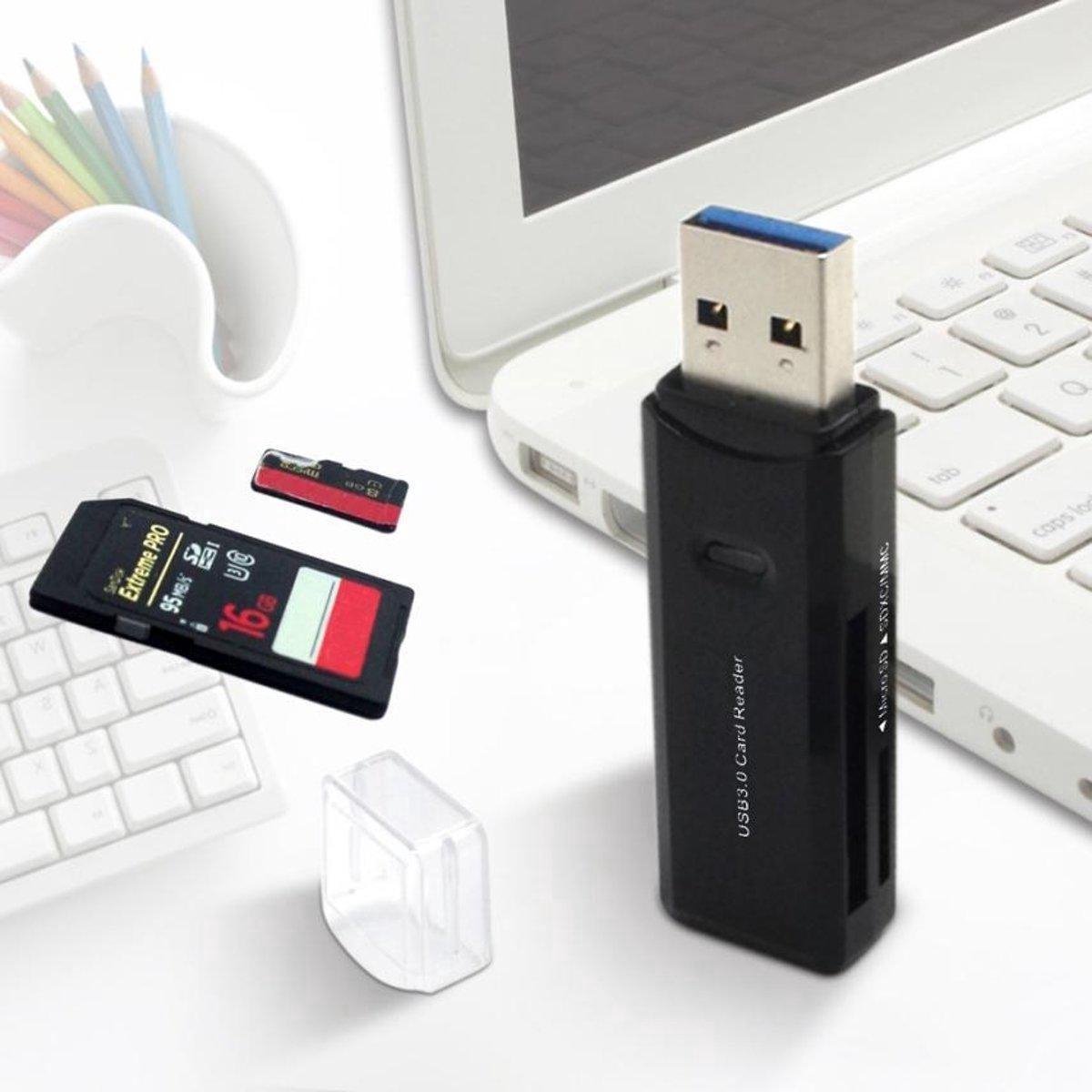 Lector de Tarjetas SD USB3.0, SD/TF/Micro SD/CF/MS/XD Lector de Memoria