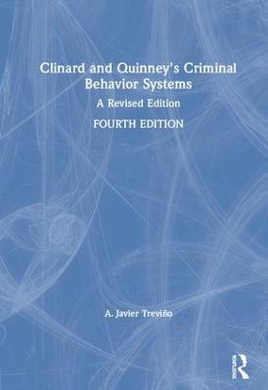 Clinard and Quinney's Criminal Behavior Systems - cover