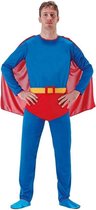 Carnival Toys Kostuum Vliegende Man Heren Blauw Maat Xl