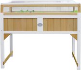 AXI Table de Culture en bois avec Bac & Voile de Jardin - Potager sur Pied / Jardinière avec serre en marron & blanc