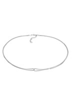 Elli Dames Halsketting Dames Choker Venetiaanse Oneindigheid Verstrengeld in 925 Sterling Zilver