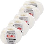Basic Merino - kleur 3_Ecru - bundel 5 bollen 50 gr.  van 120 m.