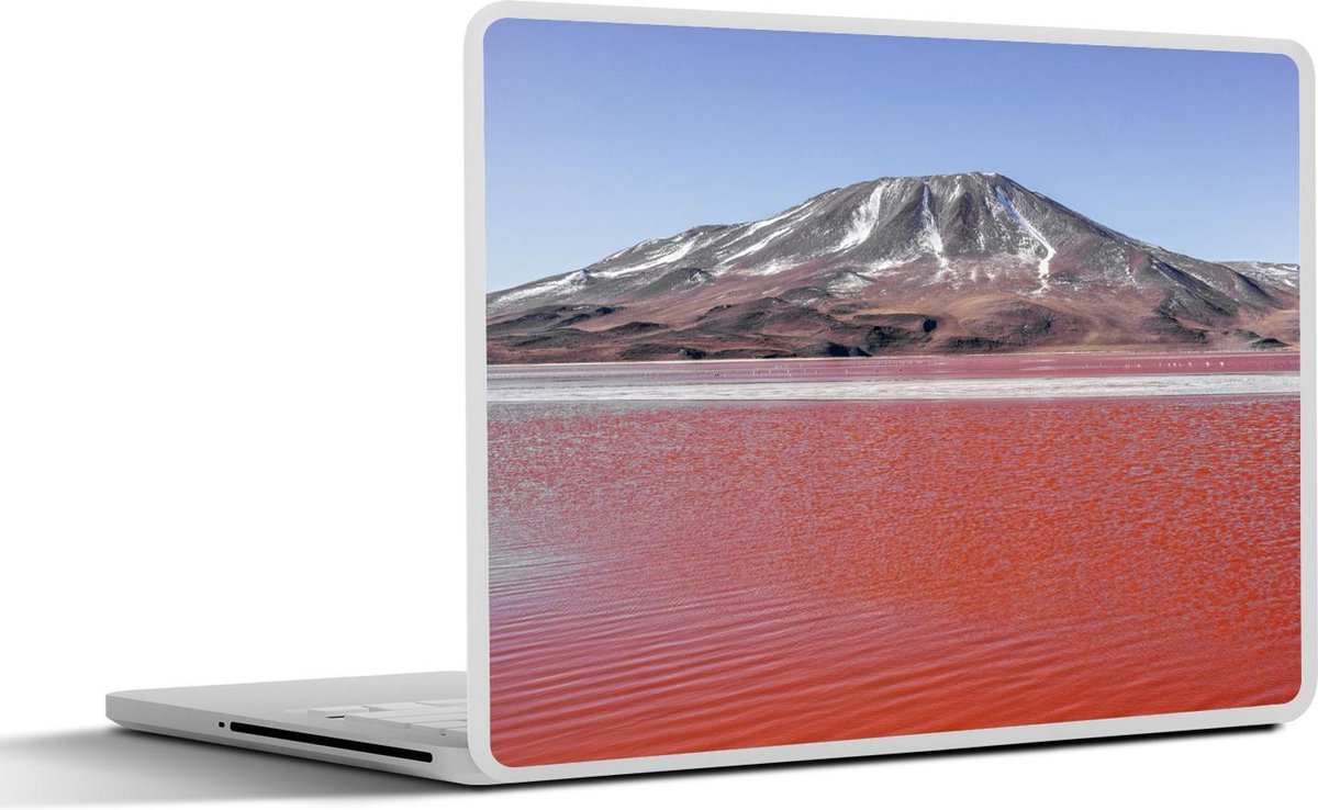 Afbeelding van product SleevesAndCases  Laptop sticker - 13.3 inch - Het rode water van de Laguna Colorada in Bolivia