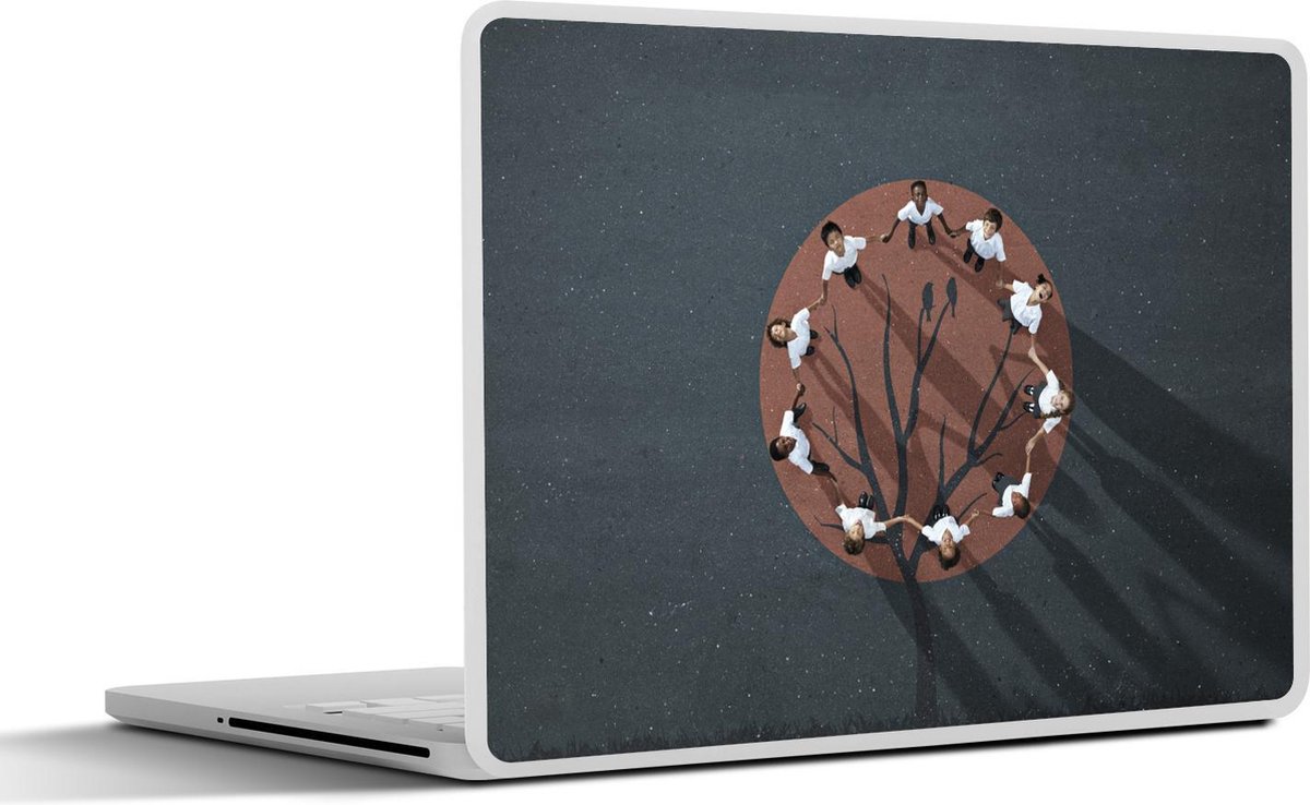 Afbeelding van product SleevesAndCases  Laptop sticker - 10.1 inch - Kinderen op de maan