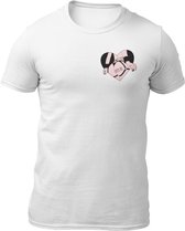 Bite Me - Hentai Heren T-Shirt -Getailleerd - Katoen - Ronde Hals