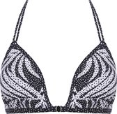 Freya - GEMINI PALM Non Wired Triangle Bikini Top - MONOCHROME - Vrouwen - Maat 80F