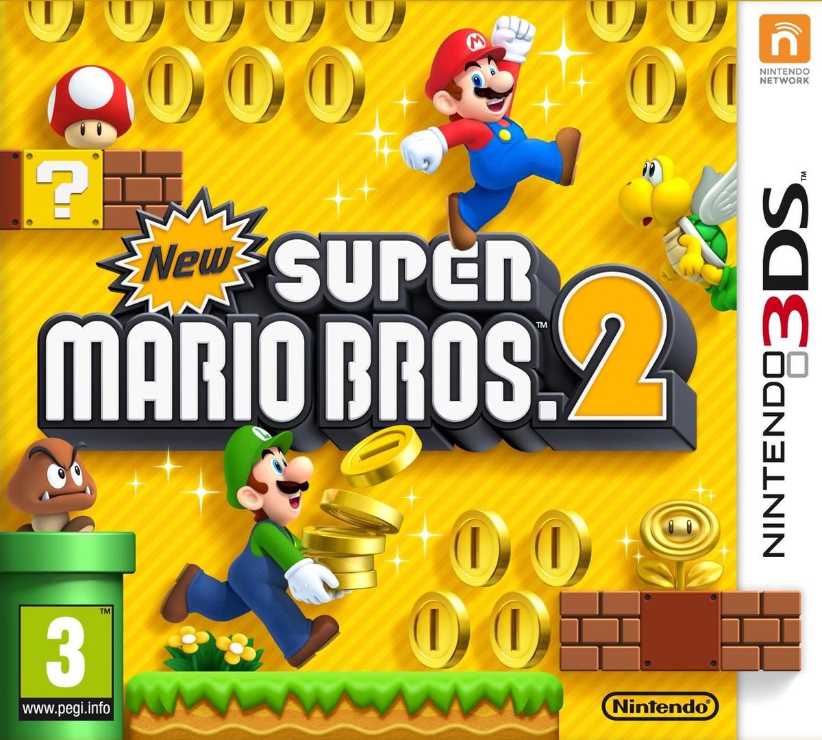 Nintendo digitaal New Super Mario Bros 2 - 3DS - Platformgame